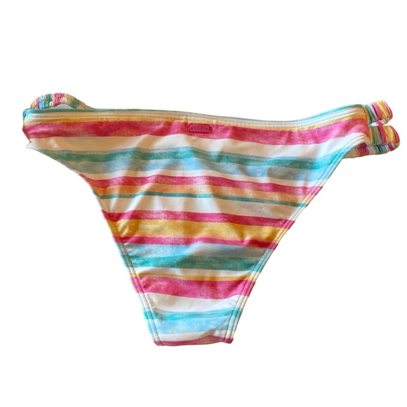 NWT ROXY Island in the Sun Printed Strappy Bikini Bottom, size Large - Picture 5 of 8